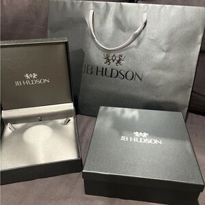 JB Hudson  Luxury Silver Jewelry Box Set